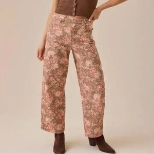 Floral Wide-Leg Pants
